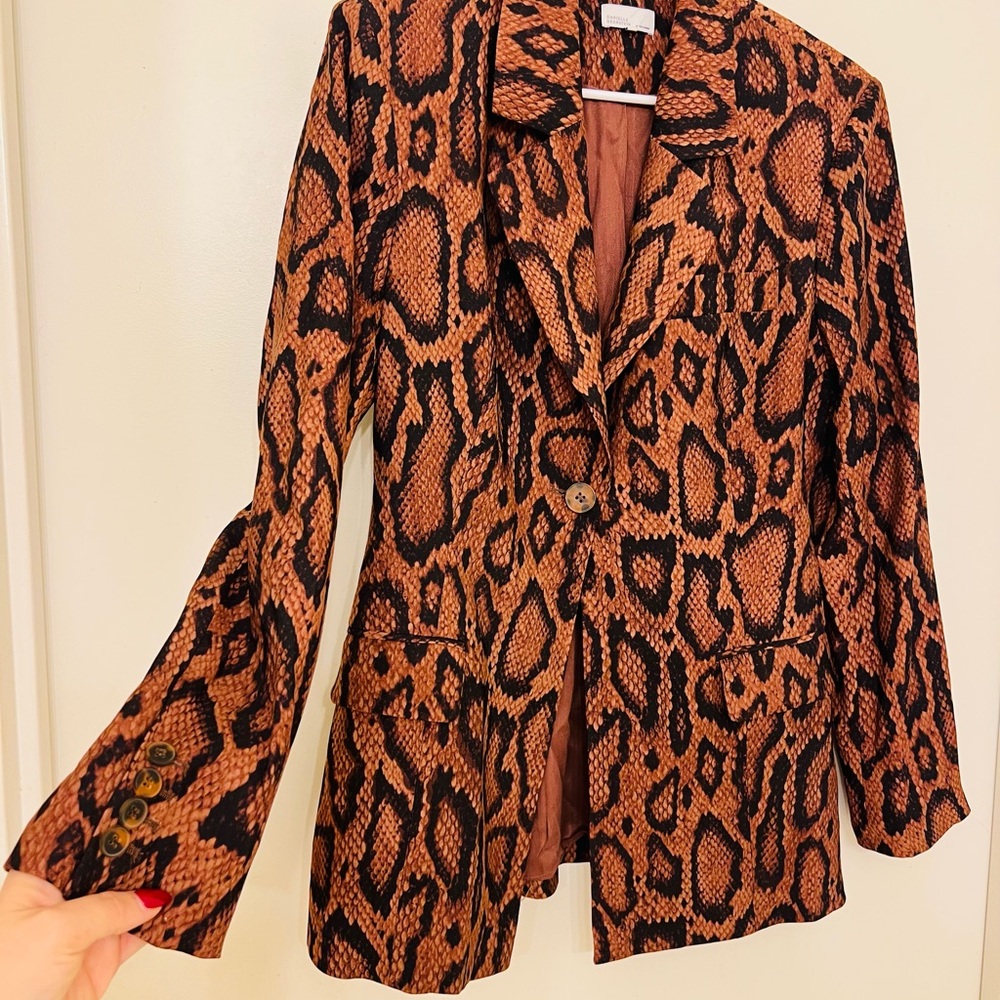 Danielle Bernstein Leopard Print Women's Blazer